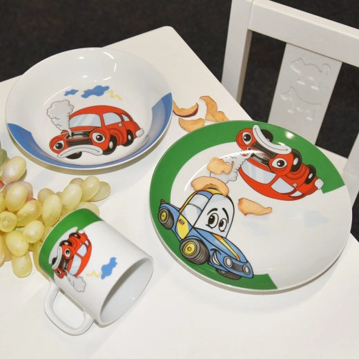 Porseleinen uitstraling die ook op een normale tafel past