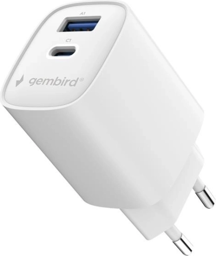 Twee poorten: USB‑C + USB‑A