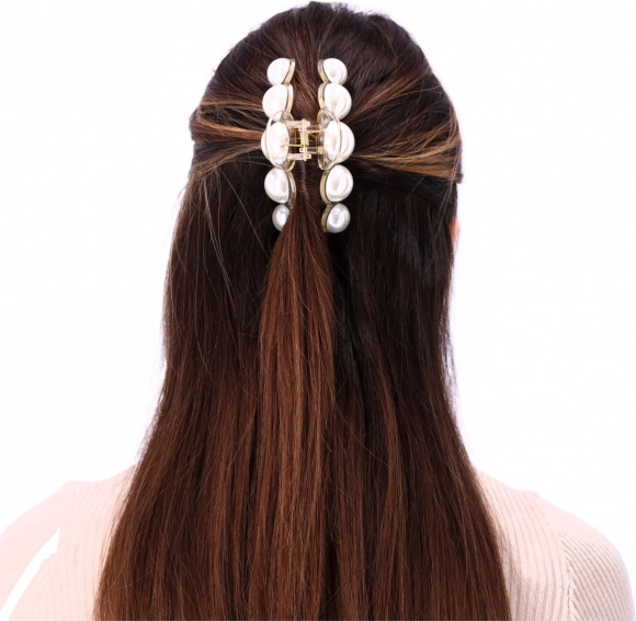 Parel haarclip