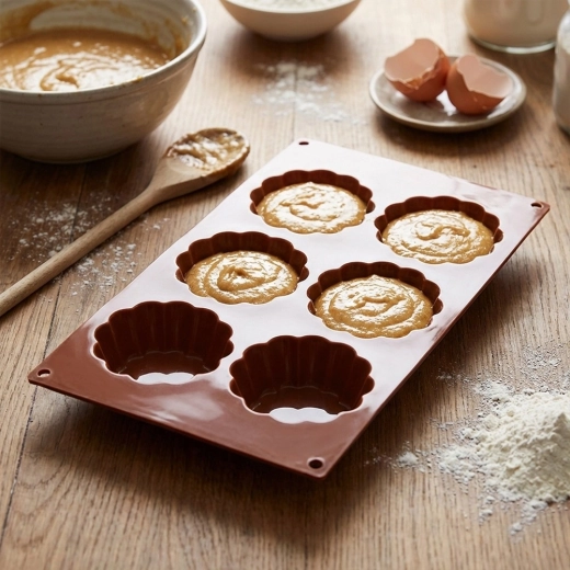 Anti-aanbak en flexibel siliconen voor gemakkelijk lossenen