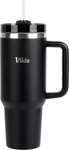 Lekdicht deksel met draaivergrendeling en rietje