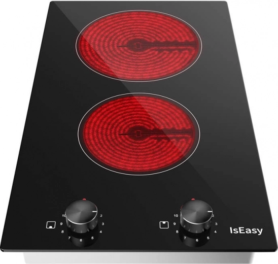 IsEasy inductiekookplaat met twee zones en knoppen