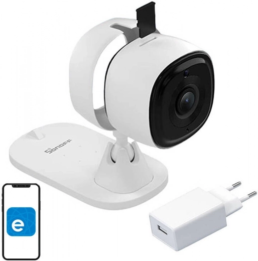 IP‑camera SONOFF S‑CAM met Wi‑Fi, 1080p en nachtzicht