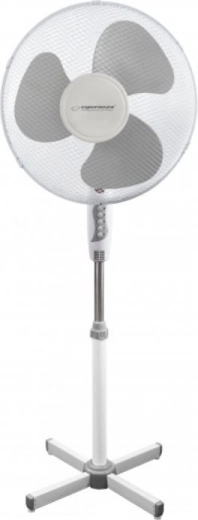 Staande ventilator Hurricane wit-grijs
