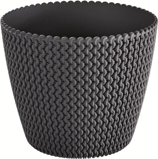 Bloempot Splofy 25,9 cm antracietkleurig
