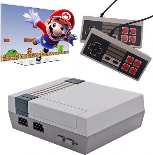 retro mini spelconsole met 620 ingebouwde games en 2 controllers