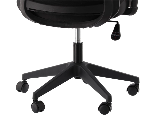 Stabiele basis met stille PU-wielen