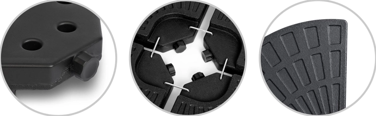 Stevige verbinding dankzij metalen haken