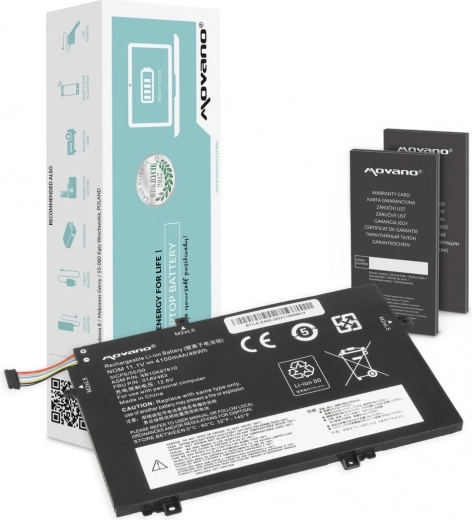Movano-accu voor Lenovo ThinkPad L480/L490/L580/L590/L14/L15 4100 mAh (46 Wh)