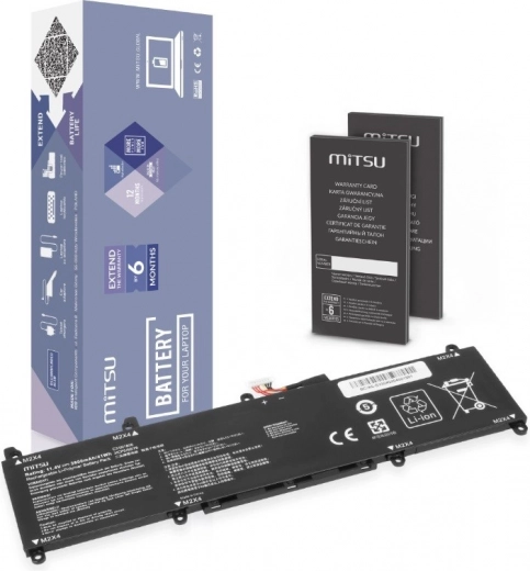 Batterij MITSU voor ASUS VivoBook S13 (C31N1806) 11,4 V 3600 mAh 41 Wh