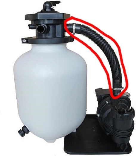 Verbindingsslang voor ProfiStar 6 filtratie (48 cm)