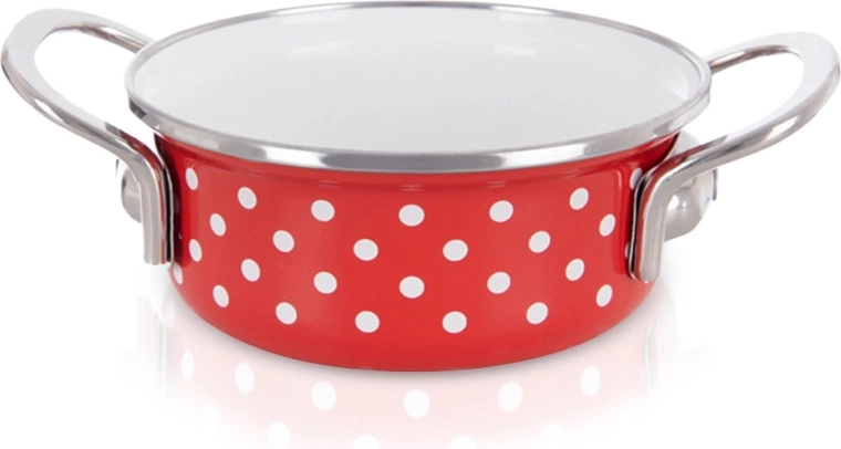 Geëmailleerde pan Tečka 14 cm, 650 ml
