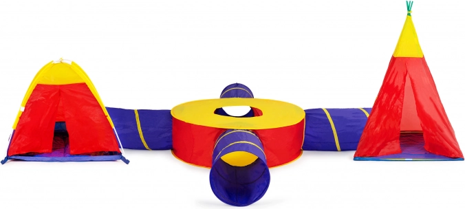 Set kindertenten 7-in-1 met 4 tunnels IPLAY