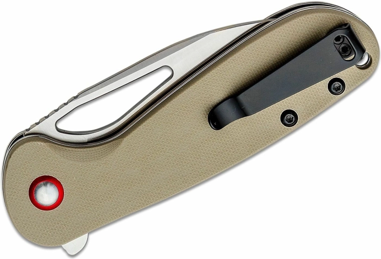 Duurzaam G10-handvat met pocketclip
