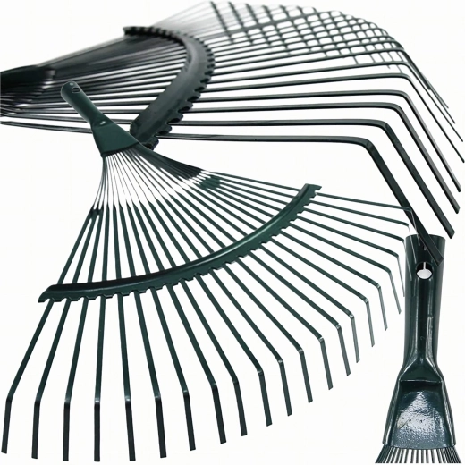 Stalen waaierkop voor bladhark 42 cm, 22 tanden