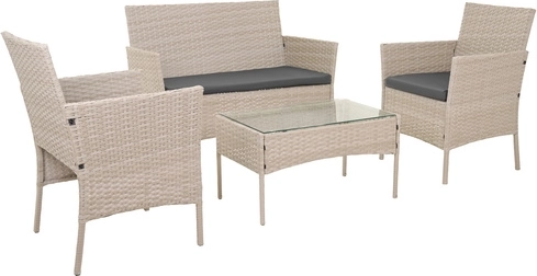 Tafel met 5 mm gehard glas