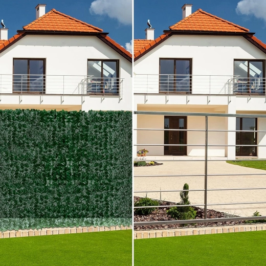 Dichte bladeren voor maximale privacy