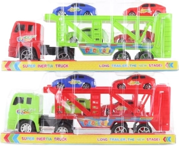 Autotransporter vrachtwagen met auto's