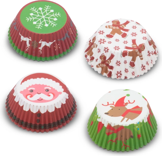 Vier vrolijke kerstmotieven