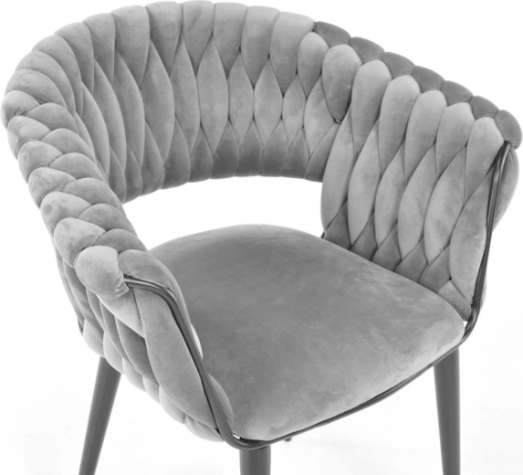 Gebreide rugleuning die de toon zet