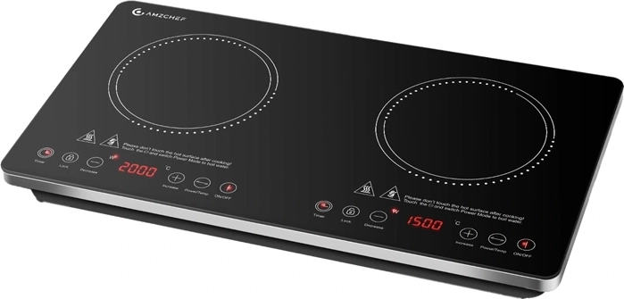 AMZCHEF inductiekookplaat met twee zones