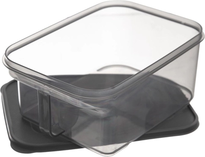 Transparante wanden en elegant grijs design