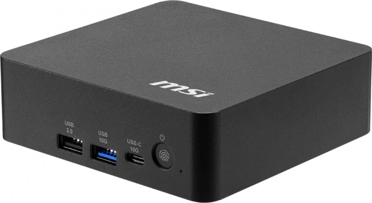 MSI Cubi NUC AI+ mini-pc (Intel Core Ultra 5 322, zonder besturingssysteem, wifi, bluetooth), zwart