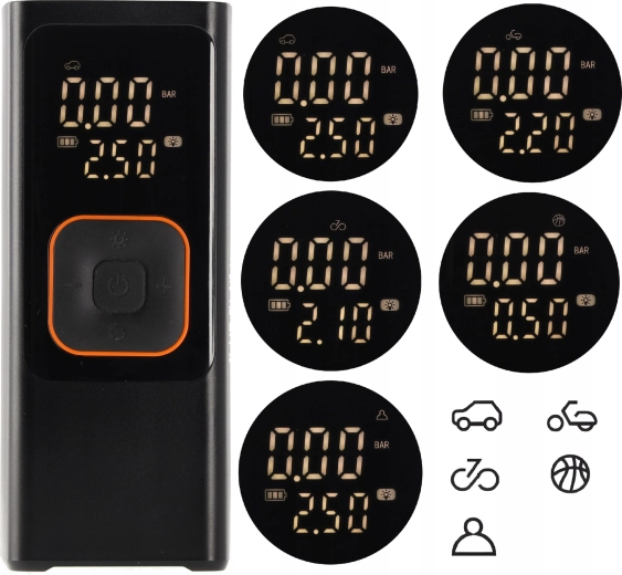 Nauwkeurig oppompen met AUTO STOP-functie