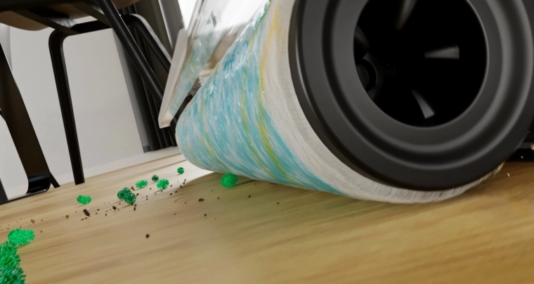 Hygienic!Spin tot 500 t/min voor hygiënisch schone vloeren