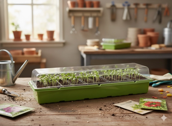 20 overzichtelijke cellen voor zaaien