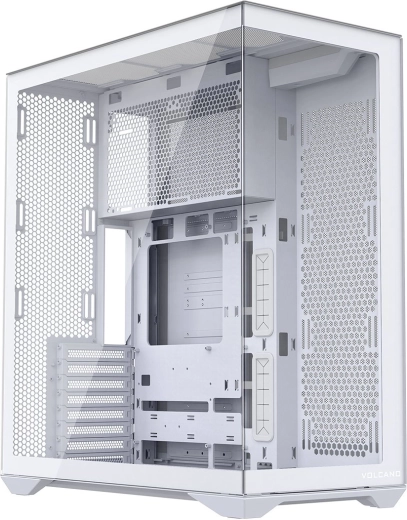 Modecom Volcano Space XL witte full tower pc-behuizing met gehard glas