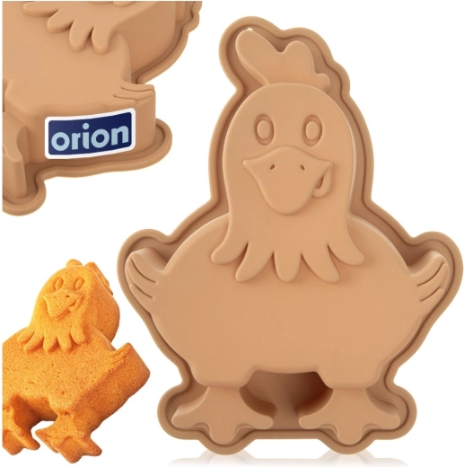 Gedetailleerde 3D-vorm van een kip