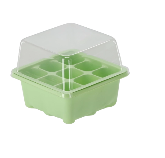 Overzichtelijk zaaien in 9 cellen