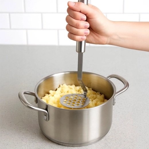 Comfortabel werken direct in de pan