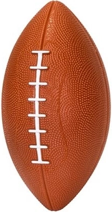 Piepende rugbybal voor honden 21 cm