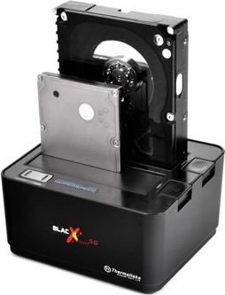 Oplaad-/dockstation THERMALTAKE BlacX Duet 5G voor 2,5"/3,5" HDD/SSD, USB 3.0, zwart