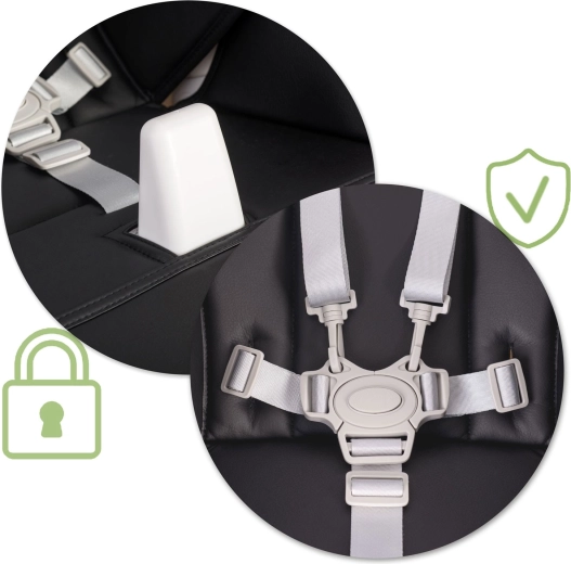 Maximale veiligheid met 5-puntsgordel