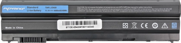 Betrouwbare gebruiksduur 4400 mAh / 49 Wh