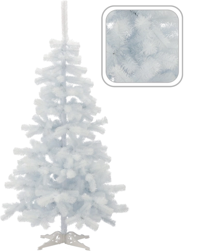 Kunstmatige witte kerstboom, spar, 200 cm