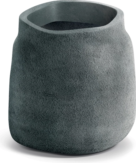 Kunststof bloempot 38 cm grafiet Boge