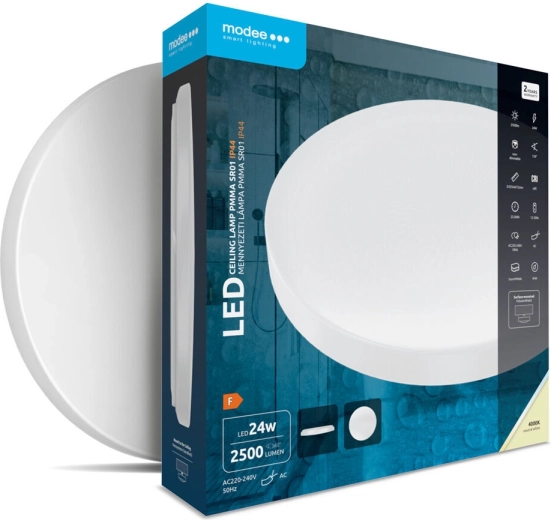 Modee ronde plafond LED-lamp PMMA 24 W 4000 K IP44