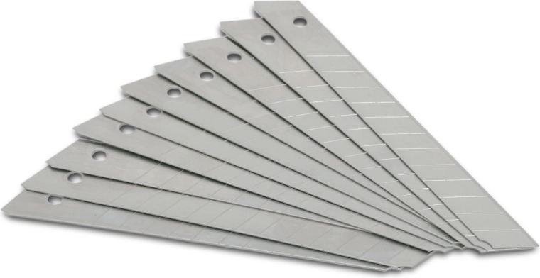 Reserve-afbreekmessen 9 mm - 10 stuks