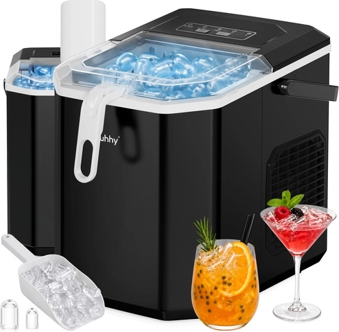 Capaciteit tot 12 kg ijs per 24 uur