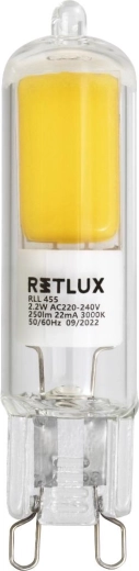 LED-lamp RETLUX G9 2,2 W warm wit
