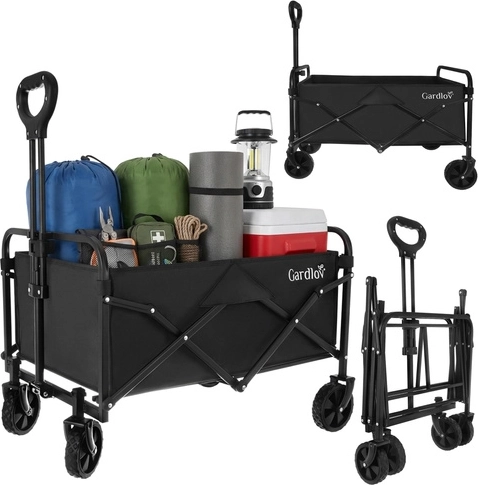 360° zwenkende voorwielen en telescoopgreep