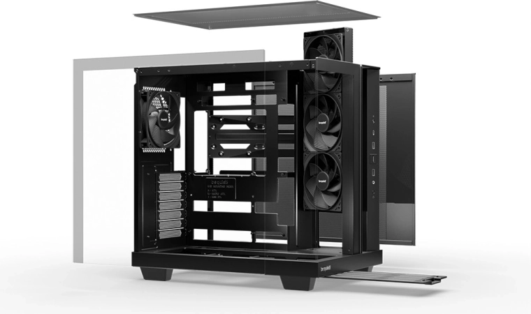 4× Pure Wings 3 voor maximale airflow en stilte