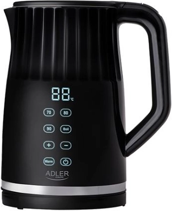 Waterkoker met LED 1,7l en temperatuurregeling