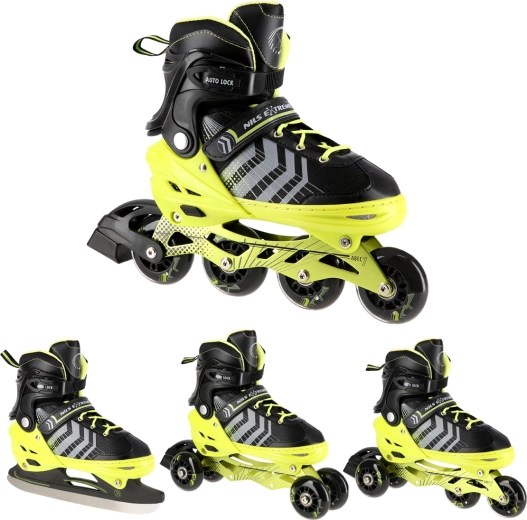 4-in-1: inline- en ijsschaatsen