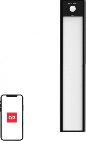 Sensor‑LED‑kastverlichting Yeelight 20 cm, zwart, 4000 K