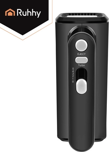 5 snelheden + Turbo voor nauwkeurig mixen